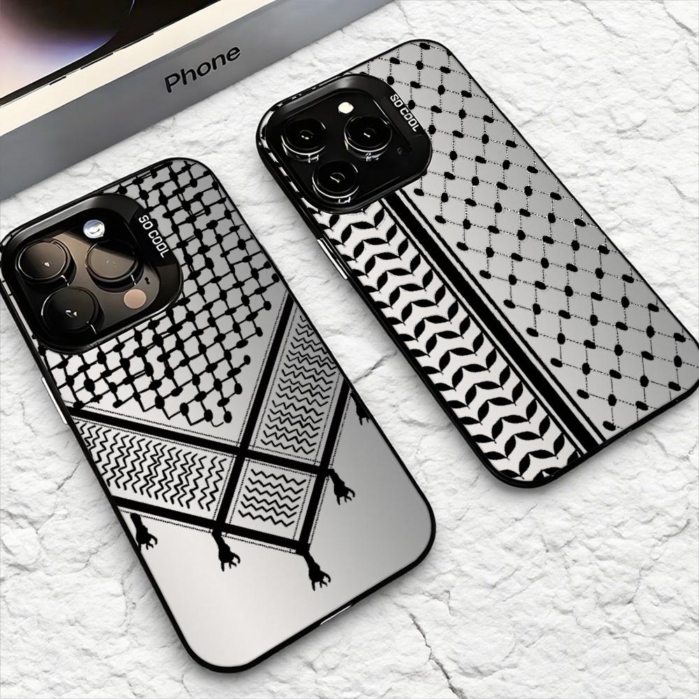 Phone Cases For Iphone 16 - Coque de téléphone Keffiyeh P-Palestine pour