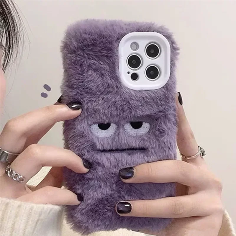 Phone Cases For Iphone 16 - Coque de téléphone en peluche moelleuse