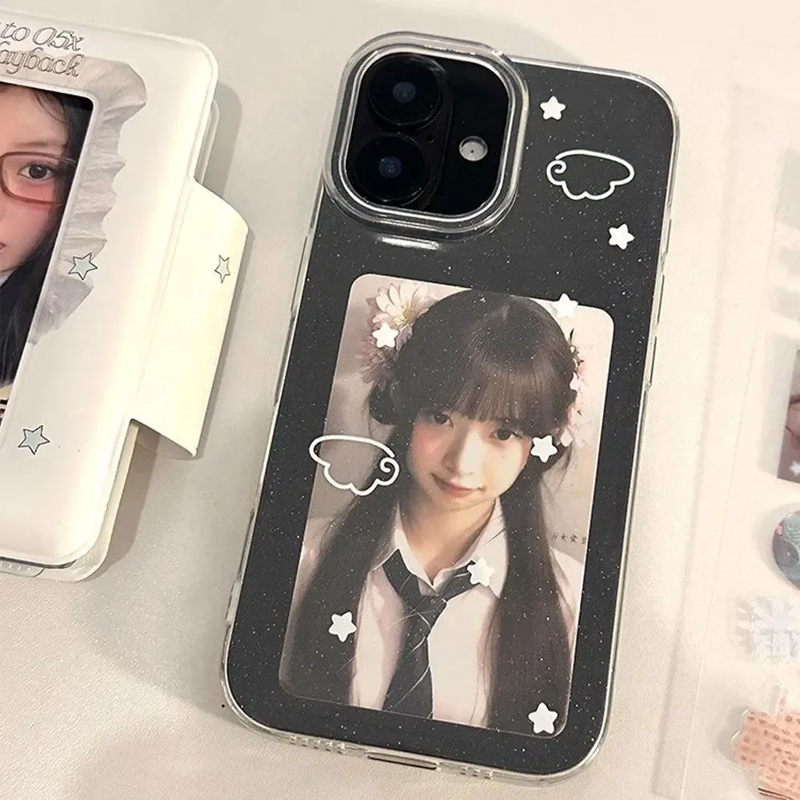 Phone Cases Xr Iphone - Coque de téléphone transparente Y2K motif