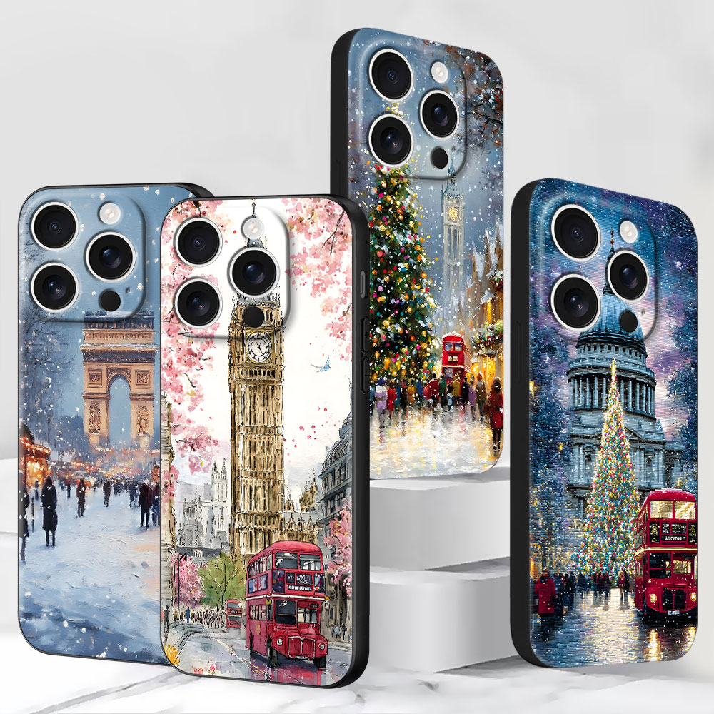 Coque de téléphone en TPU noir - Phone Cases London avis et prix