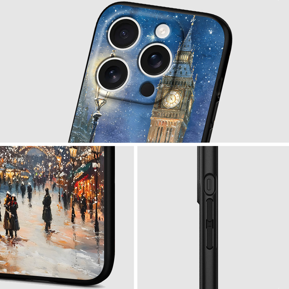 Coque de téléphone en TPU noir - Phone Cases London avis et prix